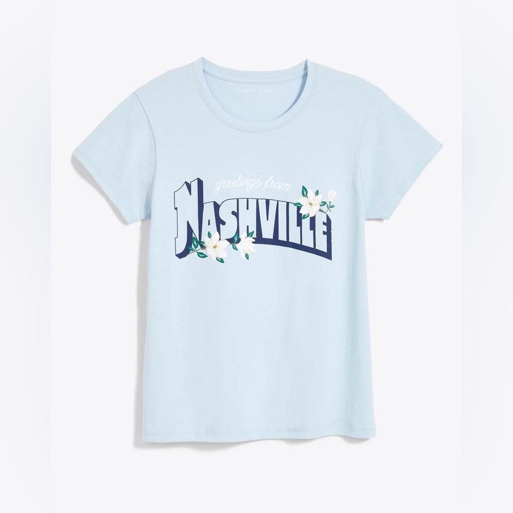 Draper James Welcome To Nashville Graphic Tee Shirt